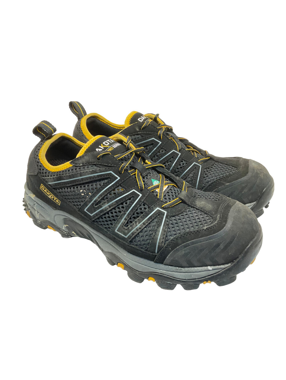 Dakota Men's Low-Cut Aluminum Toe Composite Plate Safety Shoes 2302 Black 8.5W/L